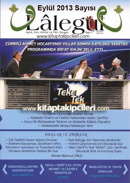 Lalegül Dergisi Eylül 2013 Sayısı