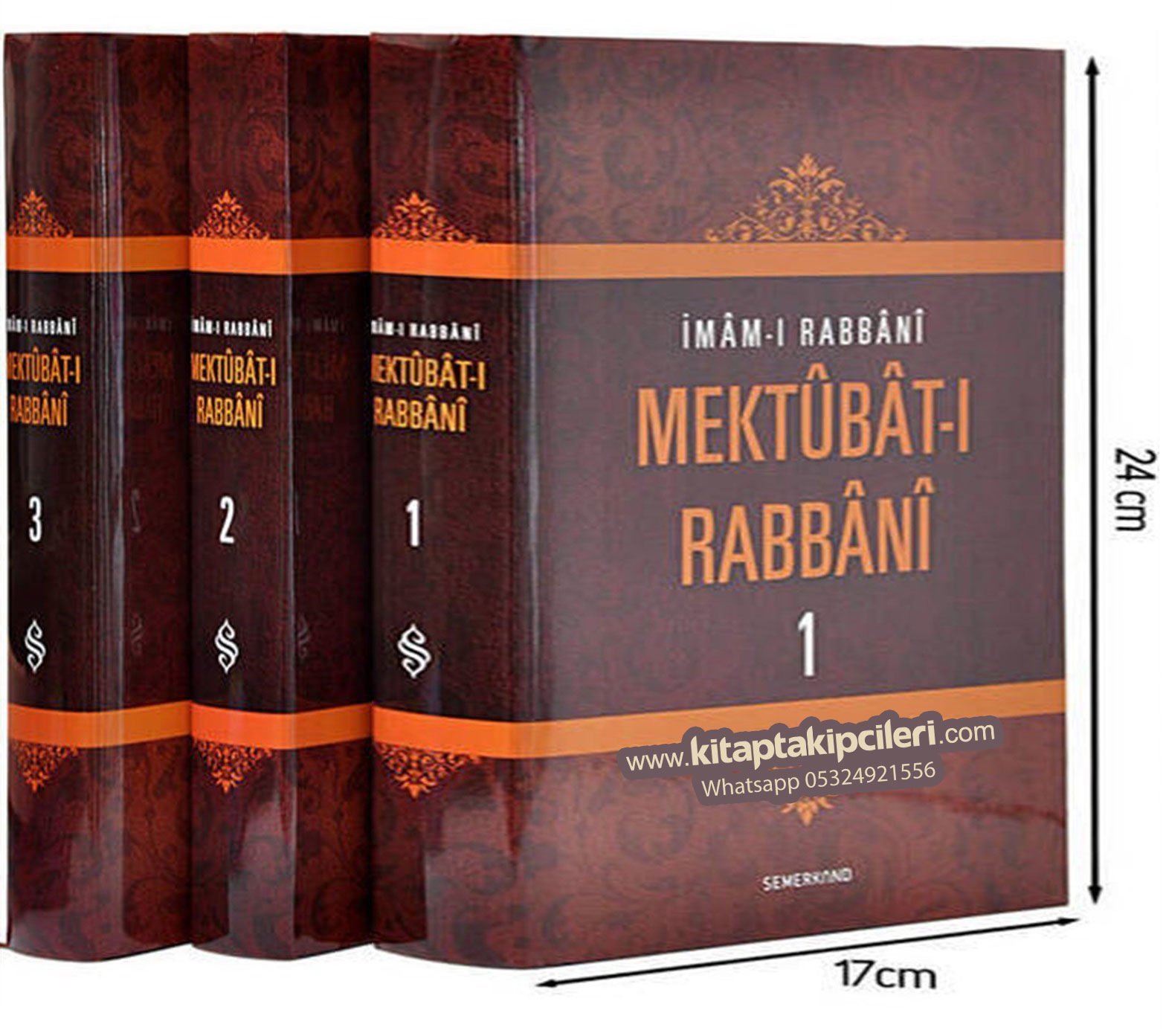 İmamı Rabbani Mektubatı Rabbani Tercümesi, Semerkand Talha Alp, Ömer Faruk Tokat, Ahmet Hamdi Yıldırım 3 Cilt Takım