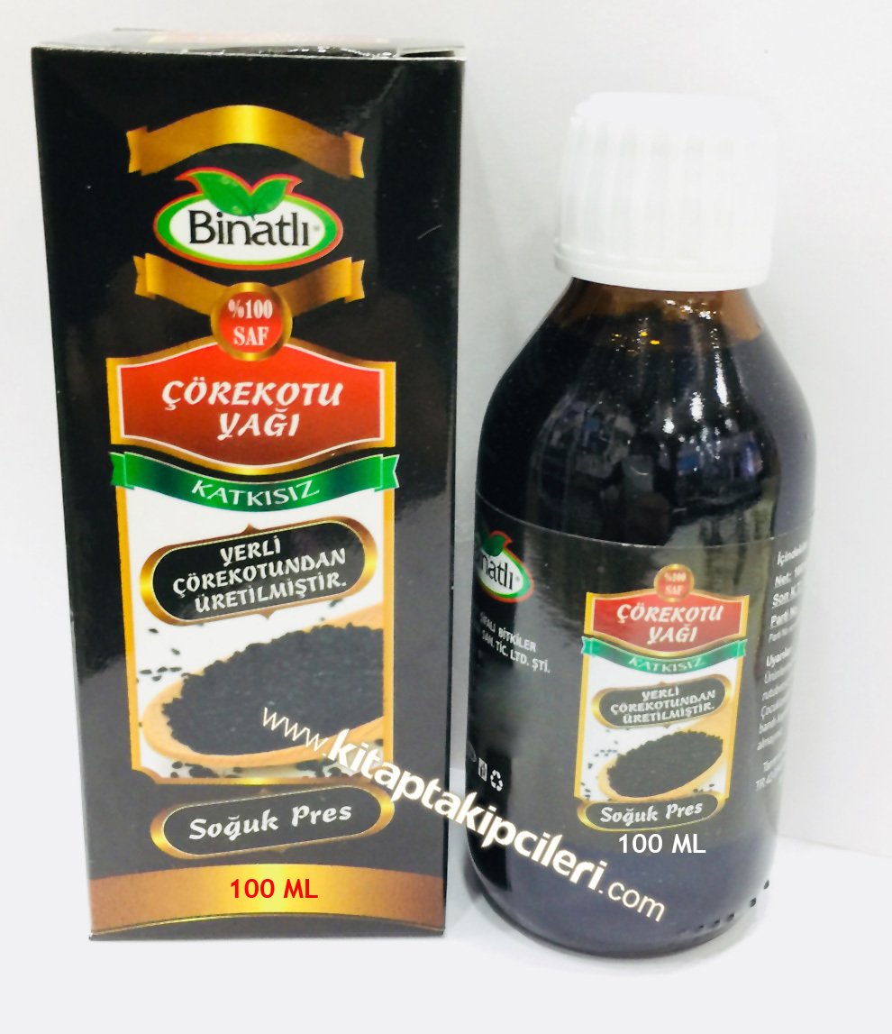 Çörekotu Yağı Binaltı %100 Saf Katkısız Yerli Çörekotundan Üretilmiştir. Soğuk Pres, 100 ML