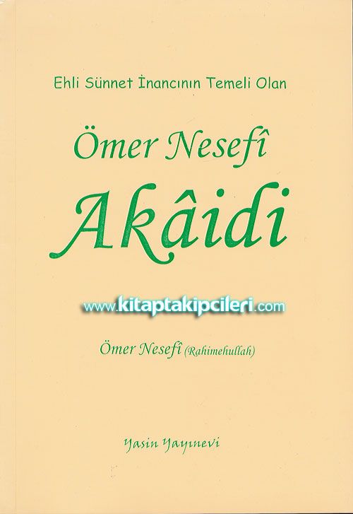Ömer Nesefi Akaidi, Ehli Sünnet İnancının Temeli, Kelime Manalı, Karton Kapak