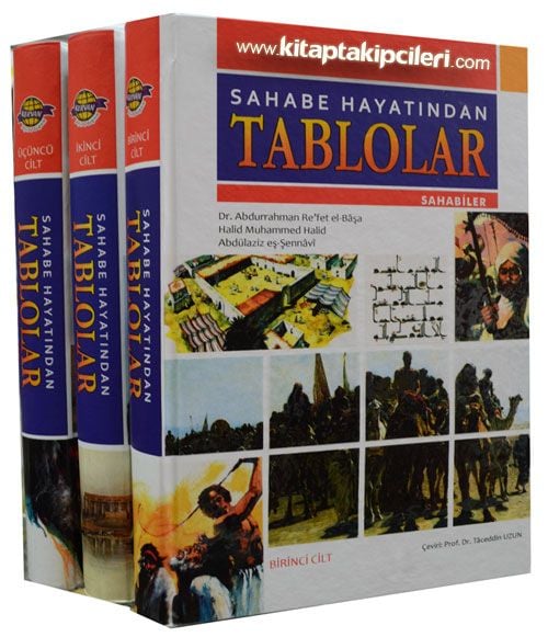 Sahabe Hayatından Tablolar, Sahibiler, Hanım Sahabiler, Tabiiler, Büyük Boy 3 Cilt Takım