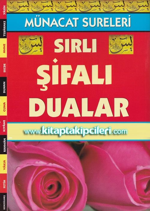 Sırlı Şifalı Dualar, Münacat Sureleri, Büyük Boy Fihristli