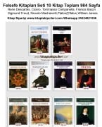 Felsefe Kitapları Seti 10 Kitap Toplam 984 Sayfa, Rene Descartes, Cicero, Tommasso Campanella, Francis Bacon, Sigmund Freud, Niccolo Machiavelli, Platon, Eflatun, William James