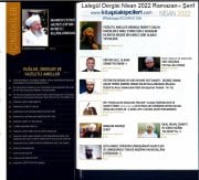 Lalegül Dergisi NİSAN 2022 Cübbeli Ahmet Hoca, Ramazanı Şerif, Kadir Gecesi, Teravih, İftar Duaları, İbadetleri, Namazları, Faziletli Zikirler