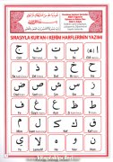 Kuranı Kerim Elifbası, Namaz Sureleri Ve Dualar, Esmaül Hüsna, Yeni Öğreneceklere Pratik İlaveli Ali Haydar Tertibatında, Tecvid Kuralları İlaveli, 20x28 cm Büyük Boy İri Yazılı