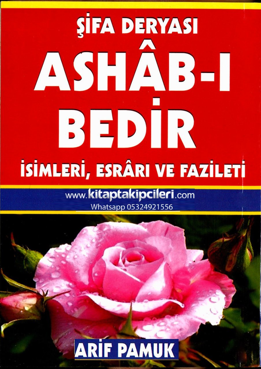 Cep Boy Ashabı Bedir İsimleri Esrarı ve Fazileti, Şifa Deryası, Arif Pamuk, Arapça Türkçe