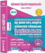 2024 GYS Diyanet Eş Şerh Vel Haşiye, Sabri Benli, Görevde Yükselme İlahiyat Alanı, Murakıplık, Vaizlik Ve Vaizelik Sınavı, Şeflik, Şube Müdürlük, VHKİ, İzahatlı, Örnek Sorulu Detaylı Özel Çözümlü Soru Bankası 2 Kitap 1000 Soru Toplam 1043 Sayfa