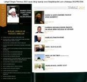 Lalegül Dergisi Temmuz 2022 Cübbeli Ahmet Hoca, Zilhicce Ayı Kurban Bayramı Arefe İbadet, Namaz Ve Duaları, Borçların Kolay Ödenmesi İçin Okunacak Dualar