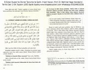 El Ezkar Dualar Ve Zikirler Tercüme Ve Şerhi, İmam Nevevi, Prof. Dr. Mehmet Yaşar Kandemir, Termo Deri 2 Cilt Toplam 1355 Sayfa