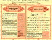 Büyük Cevşen Ashabı Bedir, Celcelutiye Kasidesi, Evradı Kudsiye, Sekine, Delailün Nur, Tercumani İsmi Azam Tahmidiye Duası Ve Sureler, Türkçe Meali Ve Transkriptli Türkçe Okunuşlu, Hizbul Envarül Hakaikın Nuriyye, Termo Deri Cilt 17x24 cm Ebat 560 Sayfa