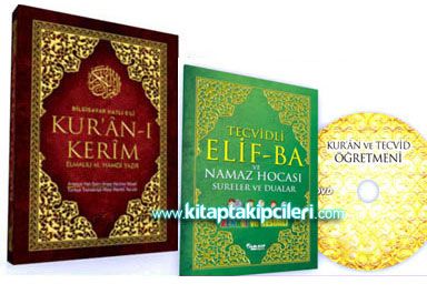 Kuranı Kerim Satır Arası Türkçe Okunuşlu Kelime Meali Elmalılı Renkli Tecvidli Bilgisayar Hatlı 5'li