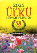 2025 ÜLKÜ Duvar Takvimi Vasıf 58. Yıl Yapraklı Renkli Resimli Kuşe Kağıt İstanbul Ankara İzmir Adana Edirne Erzurum Namaz Vakitli KARGO ÜCRETSİZ