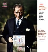 2026 ÜLKÜ Duvar Takvimi Vasıf 59. Yıl Yapraklı Renkli Resimli Kuşe Kağıt İstanbul Ankara İzmir Adana Edirne Erzurum Namaz Vakitli