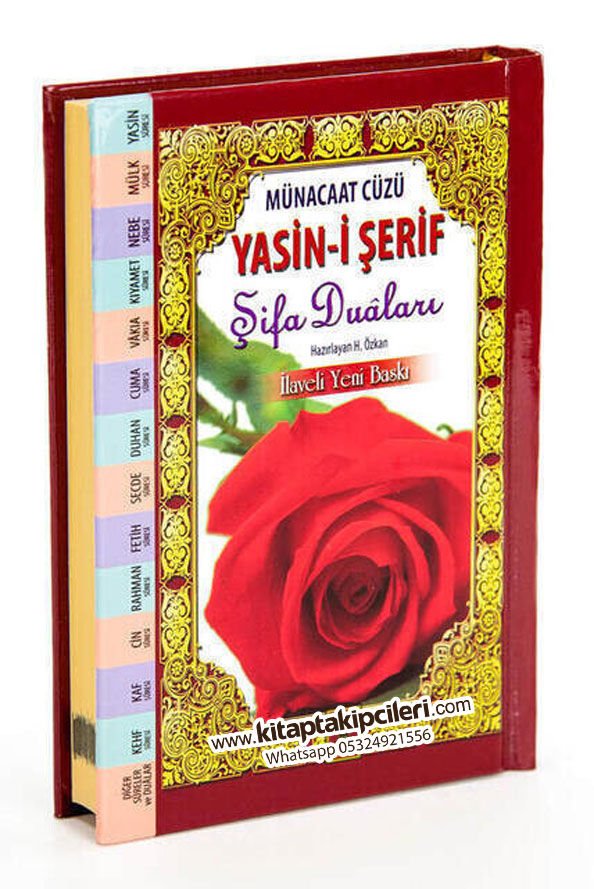 Münacaat Cüzü Yasini Şerif ve Şifa Duaları H. Özkan Çanta Boy Karton Kapak 12x17 cm Ebat