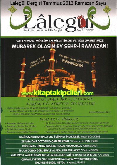 Lalegül Dergisi Temmuz 2013 Sayısı