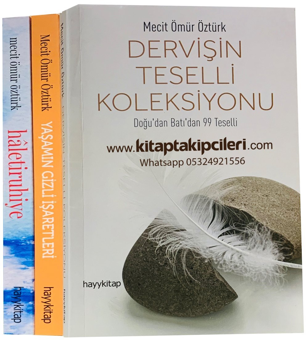 Mecit Ömür Öztürk 3 Kitap Seti, Dervişin Teselli Koleksiyonu, Yaşamın Gizli İşaretleri, Haletiruhiye Kitapları 3 Kitap Toplam 736 Sayfa