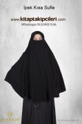 Çarşaf İpek Kısa Sufle Siyah