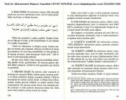 Yedi Sır Allah Dostlarının Dereceleri Muhammed Masum El Müceddidi Hazretleri, Sebül Esrar Fi Medaricil Ahyar Türkçe Tercümesi 284 Sayfa
