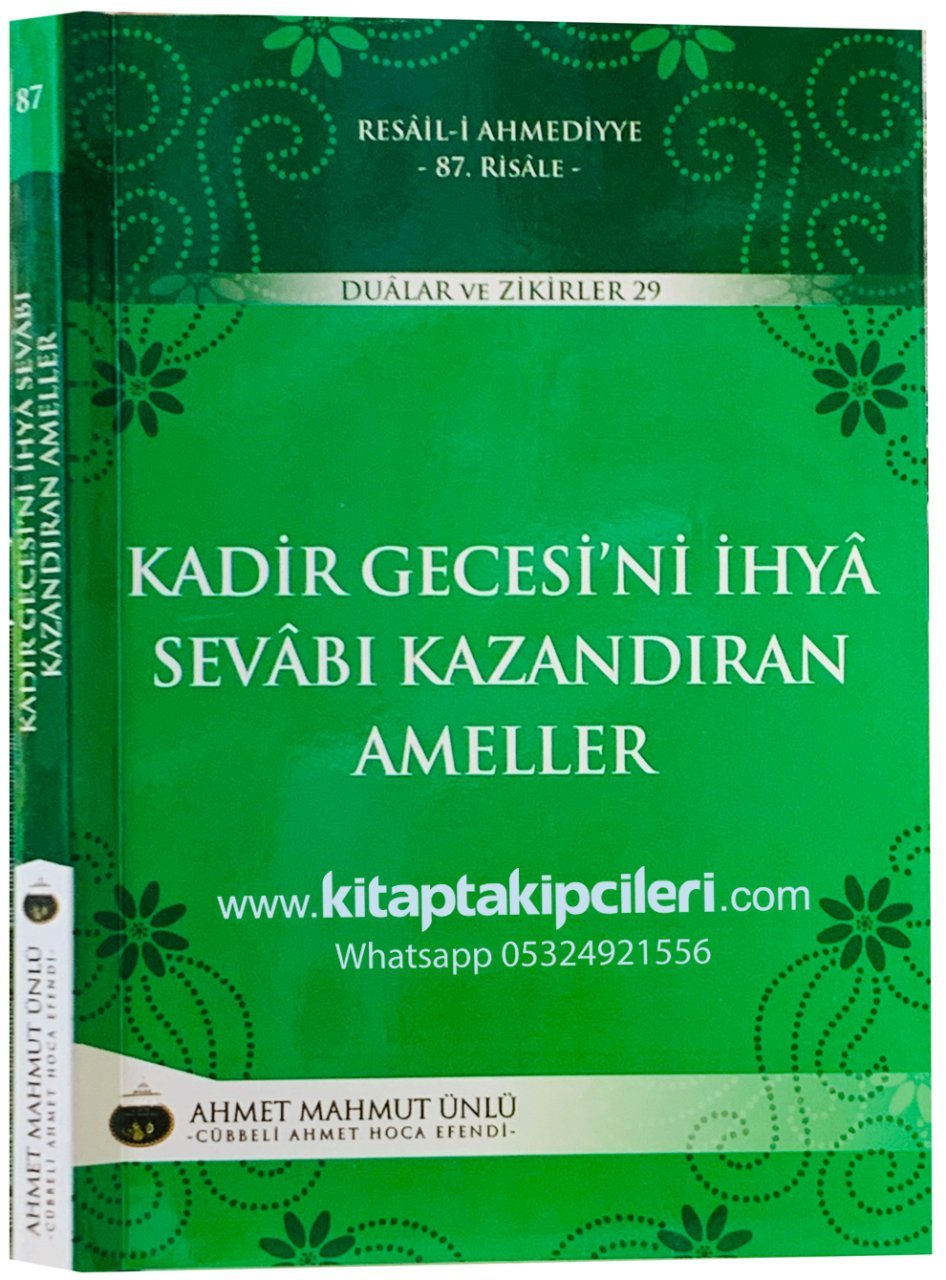 Kadir Gecesini İhya Sevabı Kazandıran Ameller, Cübbeli Ahmet Hoca, Ahmet Mahmut Ünlü Dualar Ve Zikirler 29