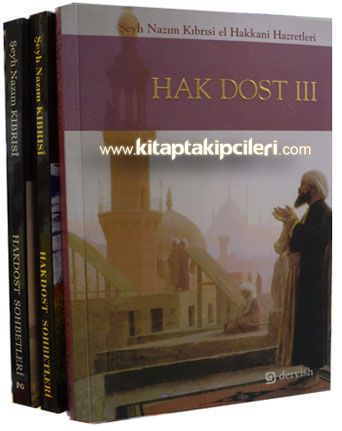 Hak Dost Sohbetleri Şeyh Nazım Kıbrısi, 3 Kitap Takım