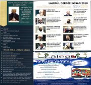 Lalegül Dergisi Nisan 2018 | Şaban, Beraat, Miraç, Duaları, Sıkıntıların İzalesi İçin Tevessül Beyitleri, Salavatı Şerifeler, Cübbeli Ahmet Hoca