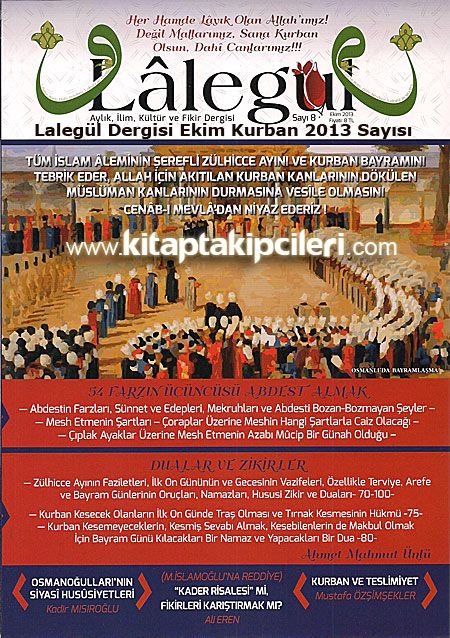 Lalegül Dergisi Ekim 2013 SAYI 8