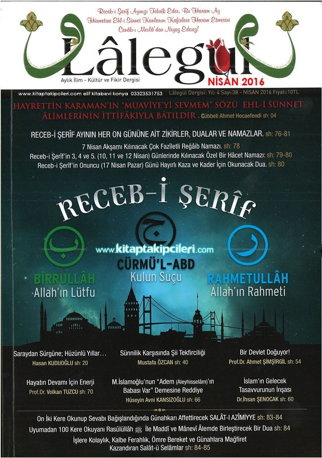 Lalegül Dergisi Nisan 2016