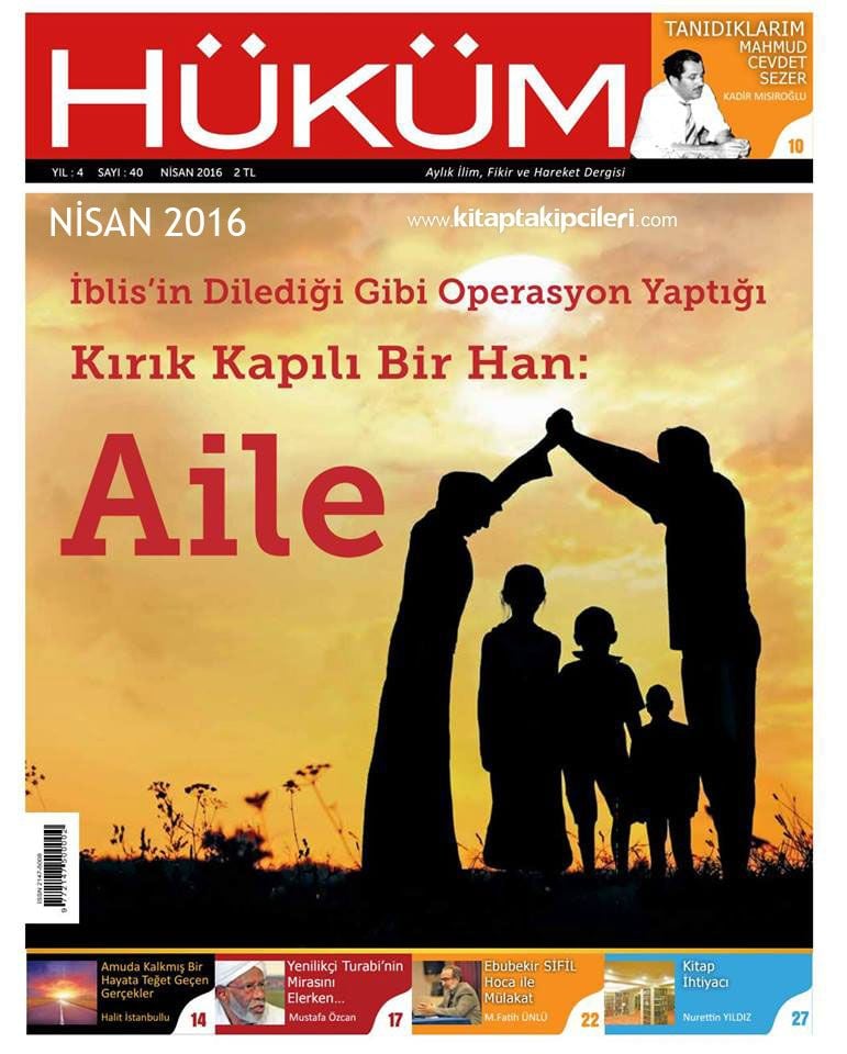Hüküm Dergisi Nisan 2016 Sayısı