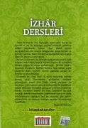 İzhar Dersleri, İmamı Birgivi, Amaçlar, Şemalar, Kaideler, Alıştırmalar, Testler, Arapça Dipnotlar Karton Kapak 380 Sayfa