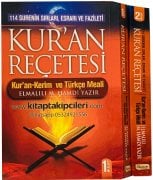 Kuran Reçetesi, 114 Surenin Sırları Esrarı Ve Fazileti, Kuranı Kerim Ve Türkçe Meali, Elmalılı Hamdi Yazır 2 Cilt Toplam 1078 Sayfa
