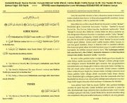 Hulasatül Beyandan Seçme Sureler, Konyalı Mehmet Vehbi Efendi, Kelime Mealli, Fatiha Suresi Ve 30. Cüz Toplam 38 Sure, Şamua Kağıt, 520 Sayfa