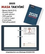 2025 Yılı Misvak Masa Takvimi İstanbul, Ankara, İzmir, Konya, Gaziantep Namaz Vakitleri