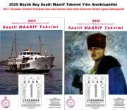 2025 Büyük Boy Saatli Maarif Takvimi Yılın Ansiklopedisi 12x16 cm Ebat Yapraklı Duvar Takvimi