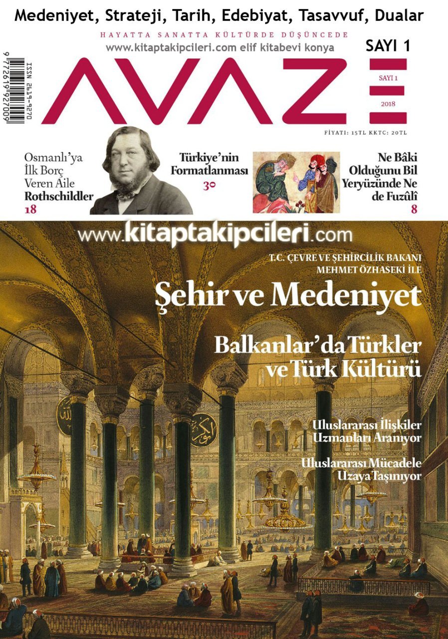 Avaze Dergisi, Medeniyet, Strateji, Tasavvuf, Dualar Faziletler, Sayı 1