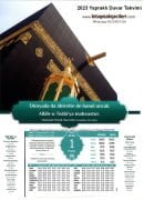 2024 Yılı İsmailağa Takvimi Yapraklı Duvar Takvimi, Namaz Vakitleri Diyanet Uyumlu, Rabbani Yavuz Sultan Selim Gençlik Derneği