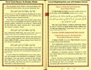 Yasin Cüzü, İçindeki Her Surenin Faziletleri Havası ve Duaları, Cübbeli Ahmet Hoca, 256 Sayfa SARI ŞAMUA KAĞIT