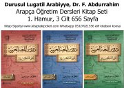 Durusul Lugatil Arabiyye, Dr. F. Abdurrahim, Arapça Öğretim Dersleri Kitap Seti 1. Hamur, 3 Cilt 656 Sayfa