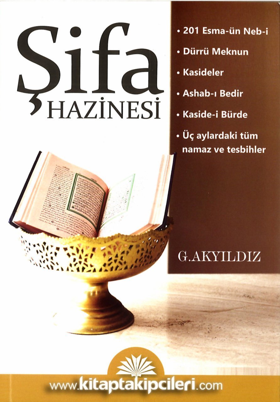 Şifa Hazinesi, 201 Esmaün Nebi, Dürrü Meknun, Kasideler, Ashabı Bedir, Kasidei Bürde, Üç Aylar Namaz ve Tesbihler, Gülsüm Akyıldız
