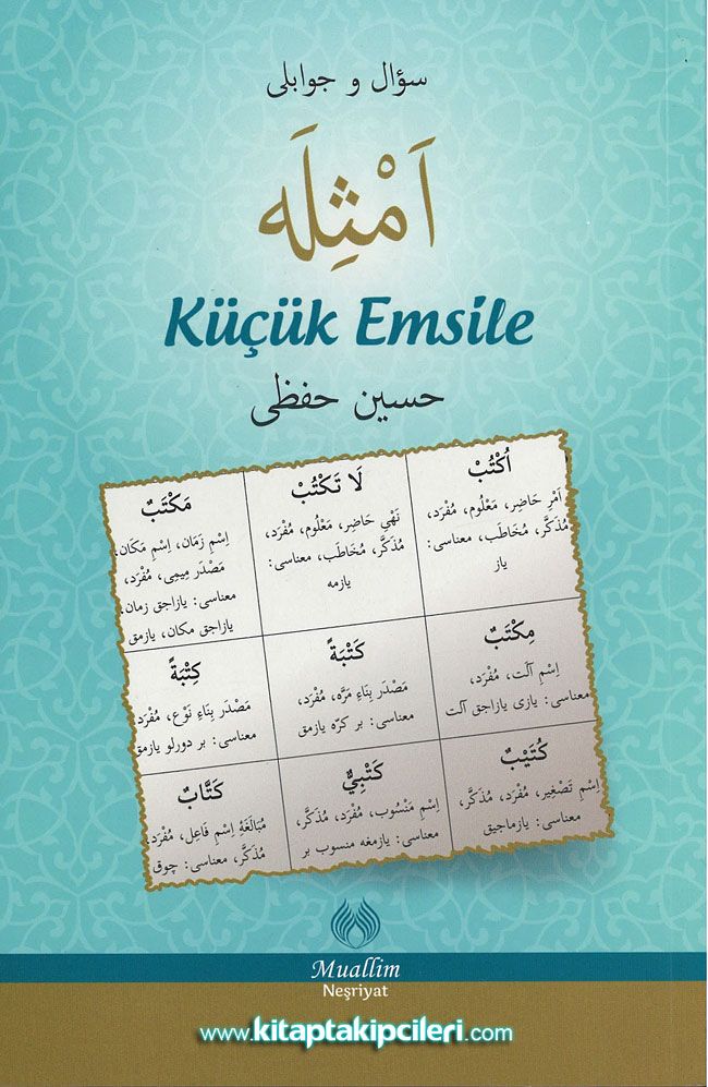 Küçük Emsile Sualli Cevaplı, Tertibi Cedid, Hüseyin Hıfzı, OSMANLICA