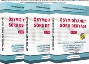 Ösym Diyanet Soru Deryası, Diyanet Sınavlarına Hazırlık Kitabı, Doç, Dr. Volkan Çiçek, Hasan Tekin,  Konularına Göre 9.999 Soru, 3 Cilt 1488 Sayfa