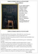 Tıbbul Furkan Şifaya Açılan Kapı Ersin Aytaç, Genetik Yüklerden Arınma Vakti, Ciltli 544 Sayfa İlaveli 2. Baskı KARGO ÜCRETSİZ