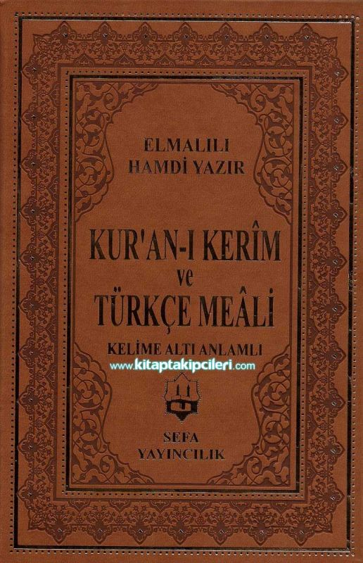 Kelime Altı Anlamlı Kuranı Kerim ve Türkçe Meali Renkli Orta Boy
