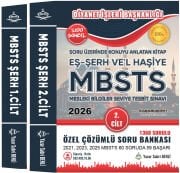 2026 MBSTS Eş Şerh Vel Haşiye, Sabri Benli Diyanet MBSTS ÖZEL ÇÖZÜMLÜ SORU BANKASI 1360 Sorulu %100 Güncel Tamamı Detaylı 2 Kitap Toplam 1122 Sayfa