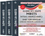 2026 MBSTS, DİNİ YÜKSEK İHTİSAS, DHBT, GYS ALAN BİLGİSİ Eş Şerh Vel Haşiye, Sabri Benli, Tamamı Detaylı Çözümlü Özel Soru Bankası, İlçe Müftülüğü, Eğitim Görevlisi, Müftü Yardımcılığı, Uzman Yardımcılığı Vaiz Ve Vaizelik Sınavı 3 Kitap 1345 Sayfa