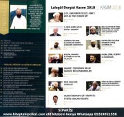 Lalegül Dergisi Kasım 2018, Safer Ayı Duaları, Ve Rasulullahı Rüyada Görmek İçin Okunacak Salevat ve Diğer SALAVATI ŞERİFELER Cübbeli Ahmet Hoca