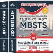 2025 MBSTS Eş Şerh Vel Haşiye, Sabri Benli Diyanet MBSTS ÖZEL ÇÖZÜMLÜ SORU BANKASI 1360 Sorulu %100 Güncel Tamamı Detaylı 2 Kitap Toplam 1077 Sayfa