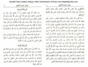 Sevadül Azam Sadece Arapça, Hakim Semerkandi, Ali Kara