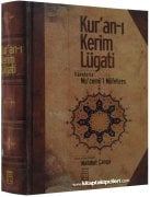 Kuranı Kerim Lugati, İlavelerle Mucemül Müfehres, Mahmut Çanga İNCE KARTON KAPAK 736 Sayfa