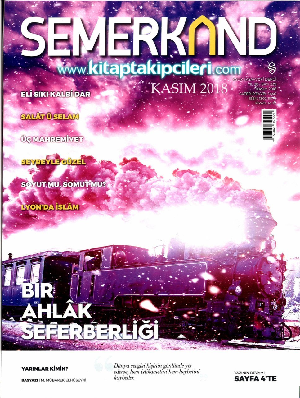 Semerkand Dergisi Kasım 2018