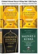 Cübbeli Ahmet Hoca 4 Kitap Seti, Rızık Bolluğu, Fakirlik Ve Zenginlik, Salavatı Kübra Rızık Duası 4 Kitap 1260 Sayfa